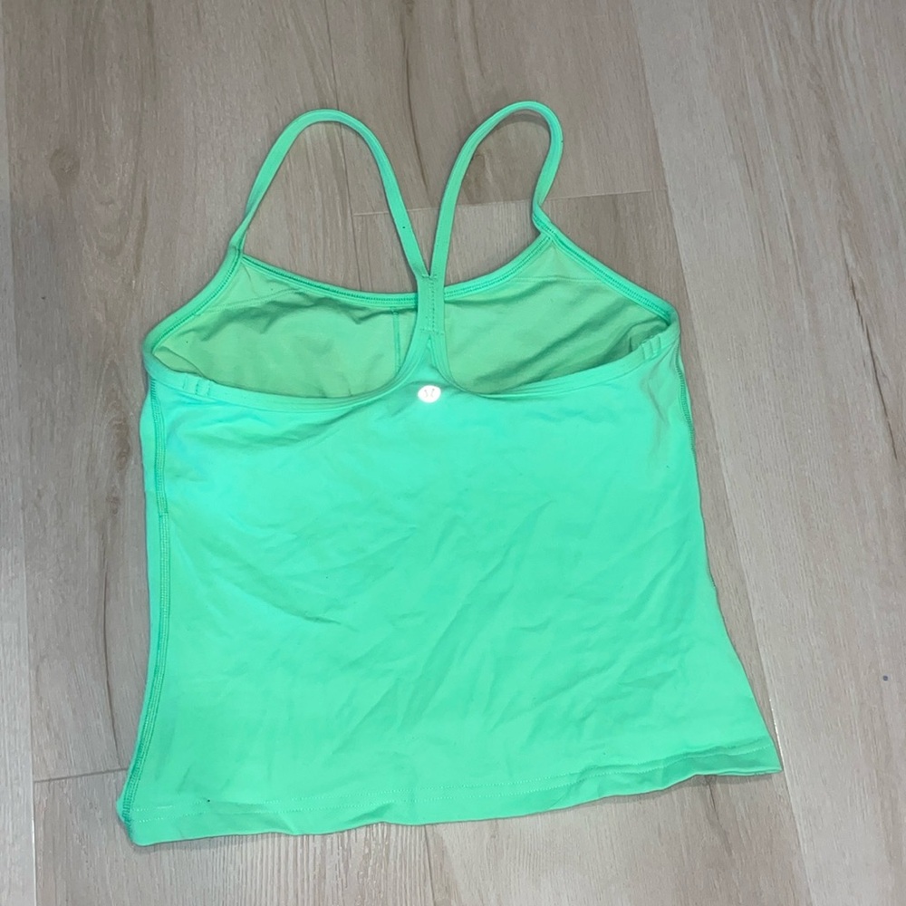 Lululemon power y cropped tank top size 6